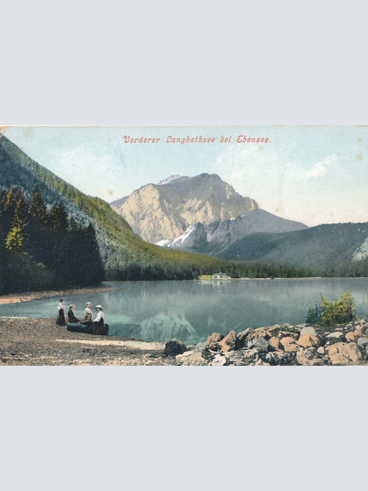 AK, Vorderer Langbathsee bei Ebensee, Oberösterreich (S2105)