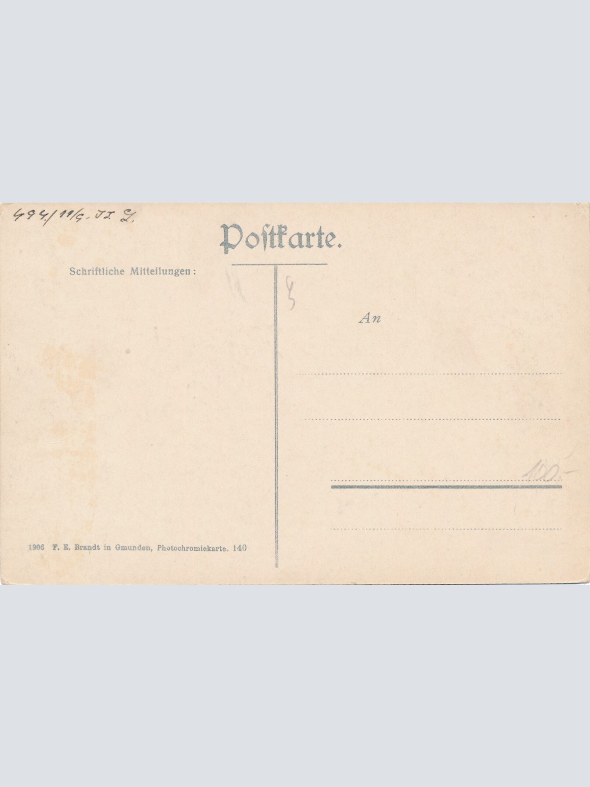 AK, Vorderer Langbathsee bei Ebensee, Oberösterreich (S2105)