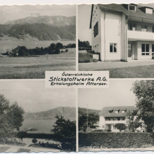 AK, Stickstoffwerke A.G., Erholungsheim Attersee, Oberösterreich (S2106)
