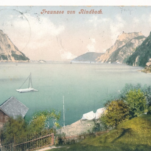 AK, Traunsee von Rindbach, Oberösterreich (S2099)