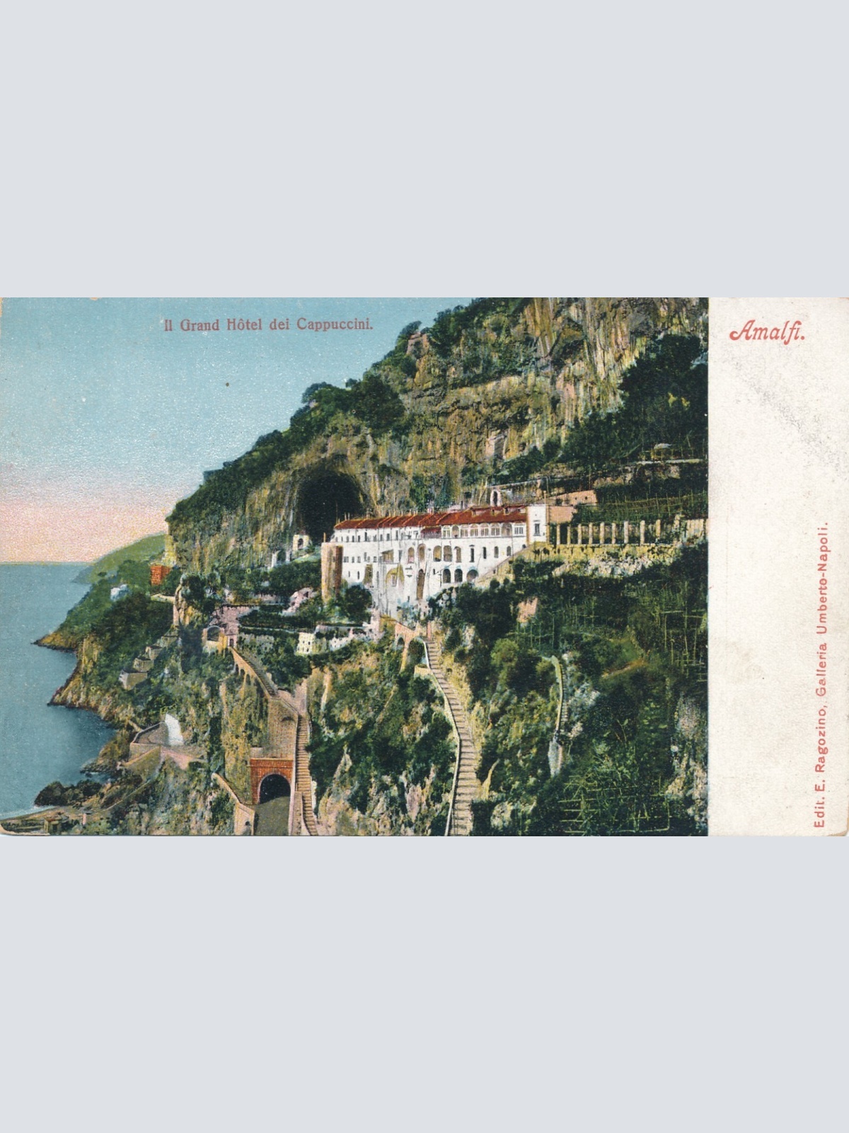 AK aus Amalfi mit Grand Hotel dei Cappuccini Italien (7729)