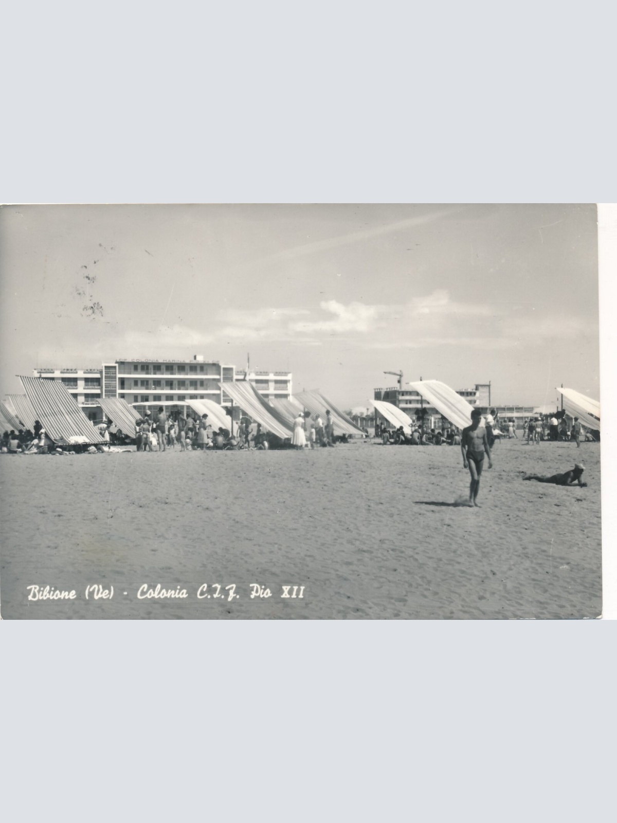 AK aus Bibione Strand Italien (7752)