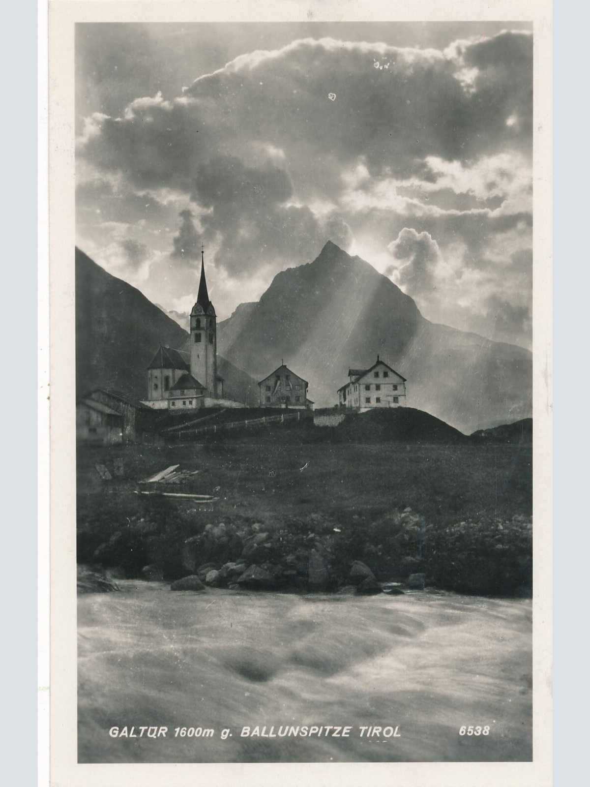 AK aus Galtür mit Ballunerspitze Tirol (7919)