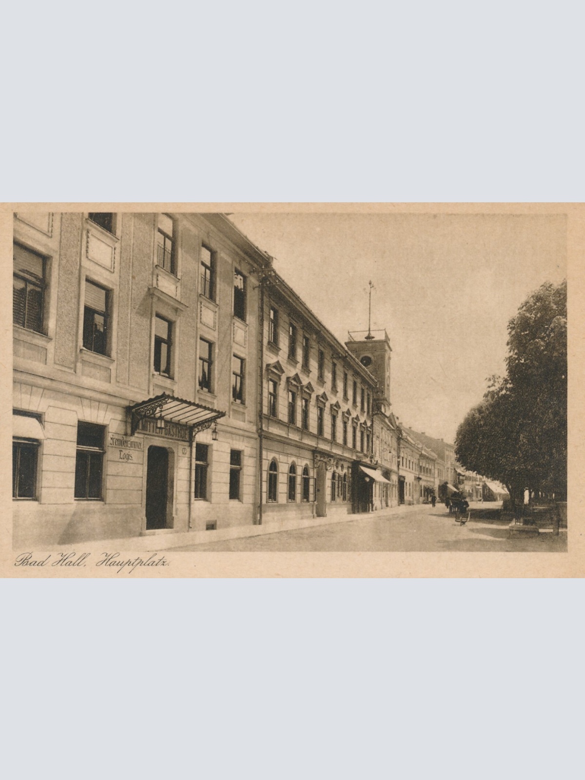 AK aus Bad Hall Hauptplatz Oberösterreich (7592)