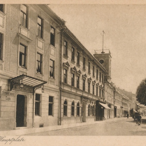 AK aus Bad Hall Hauptplatz Oberösterreich (7592)