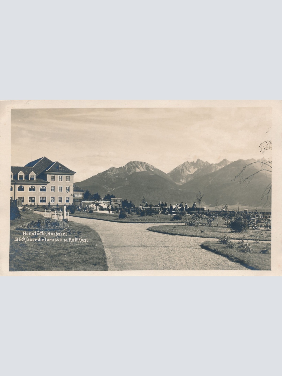 AK aus Hochzirl mit Heilstätte Tirol (7912)