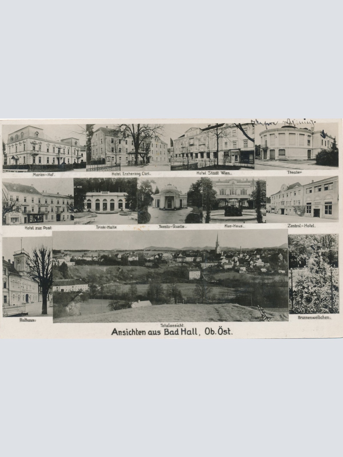 AK aus Bad Hall Mehrbildkarte Oberösterreich (7594)