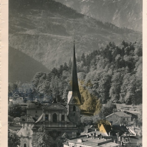 AK aus Bad Ischl mit Dachstein Oberösterreich (7614)