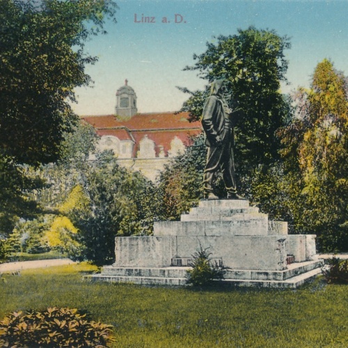 AK aus Linz an der Donau Volksgarten Oberösterreich (7619)