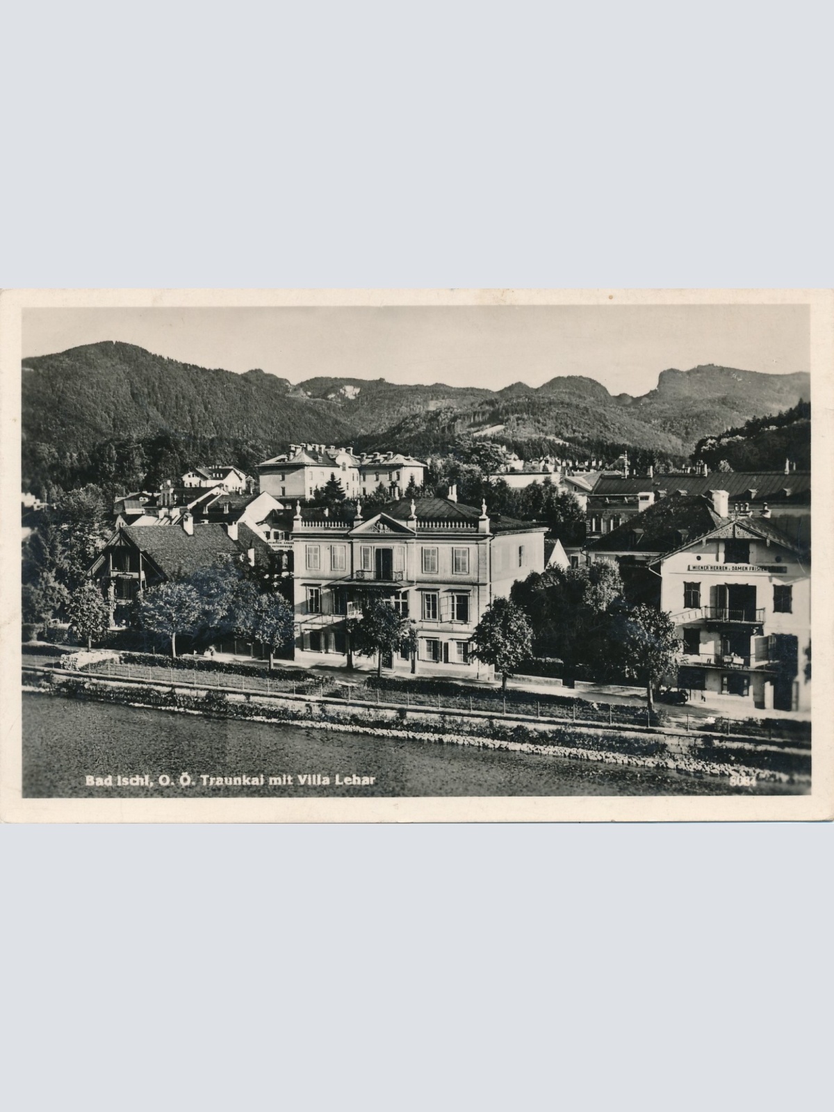 AK aus Bad Ischl mit Villa Lehar Oberösterreich (7606)