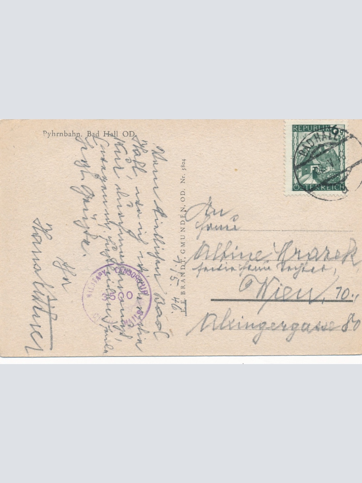 AK aus Bad Hall Oberösterreich (7597)