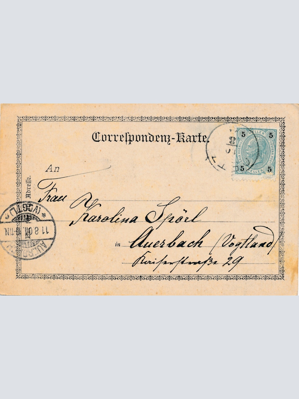 AK aus Oetz mit Tschirgant Tirol (7509)