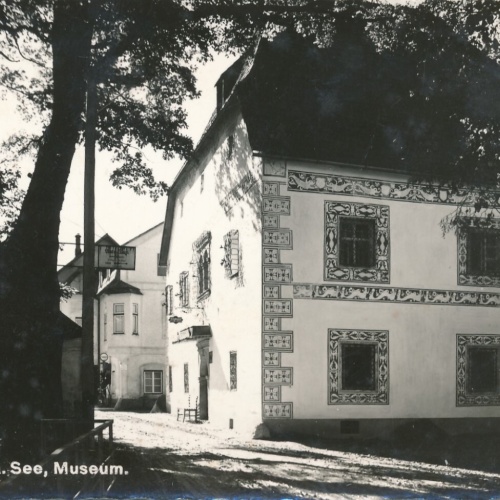 AK aus Lunz am See mit Museum Niederösterreich (7851)
