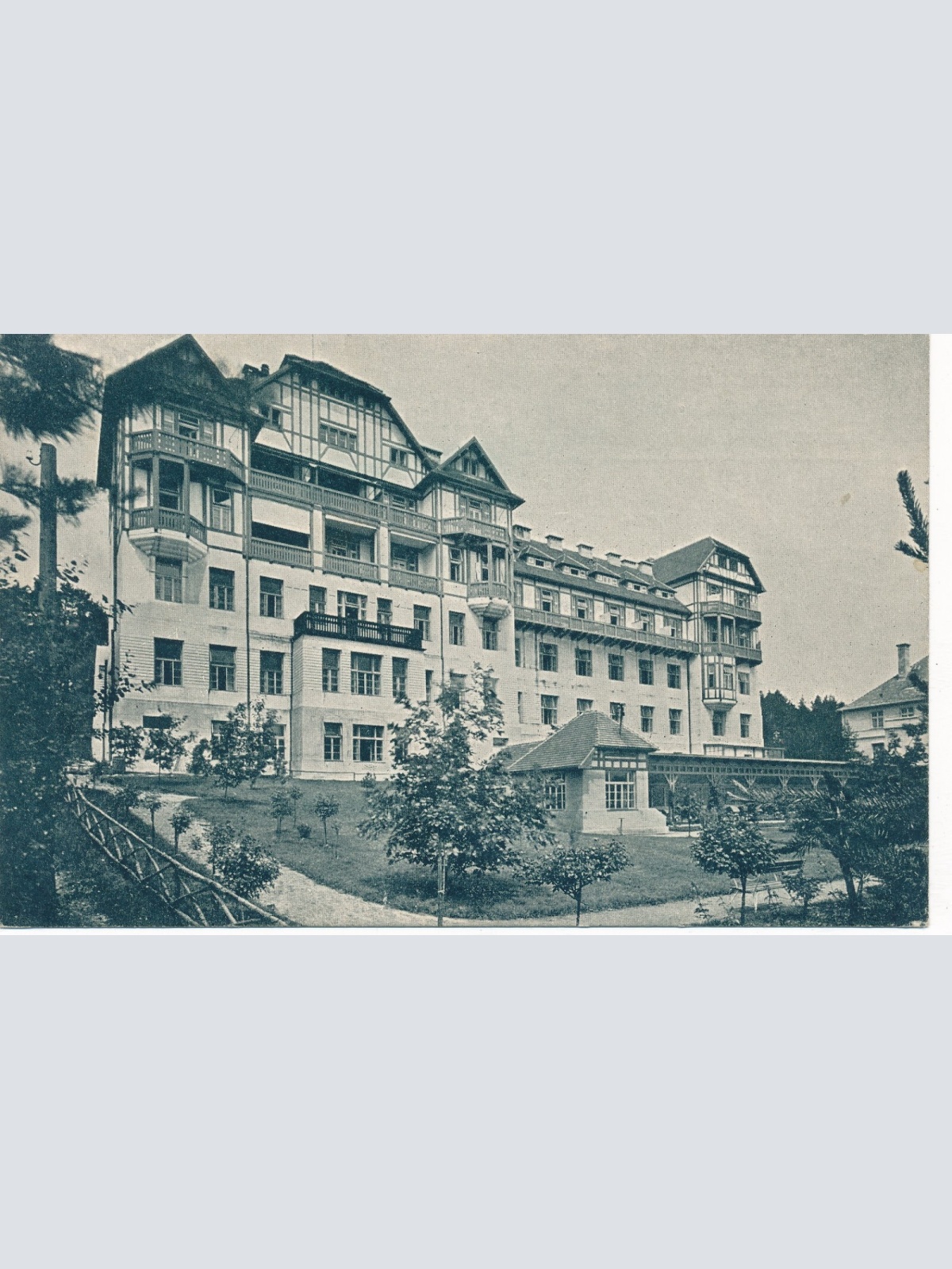 AK aus Grimmenstein mit Heilanstalt Niederösterreich (7855)