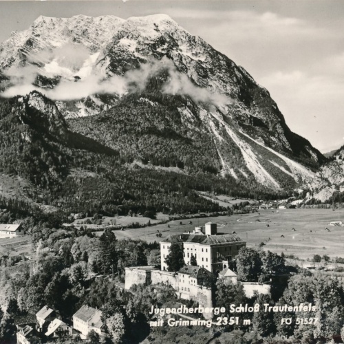 AK vom Schloß Trautenfels Jugendherberge Brugenland (7517)