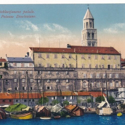 AK aus Split - Spalato Palazzo Diocleziano Kroatien (7558)