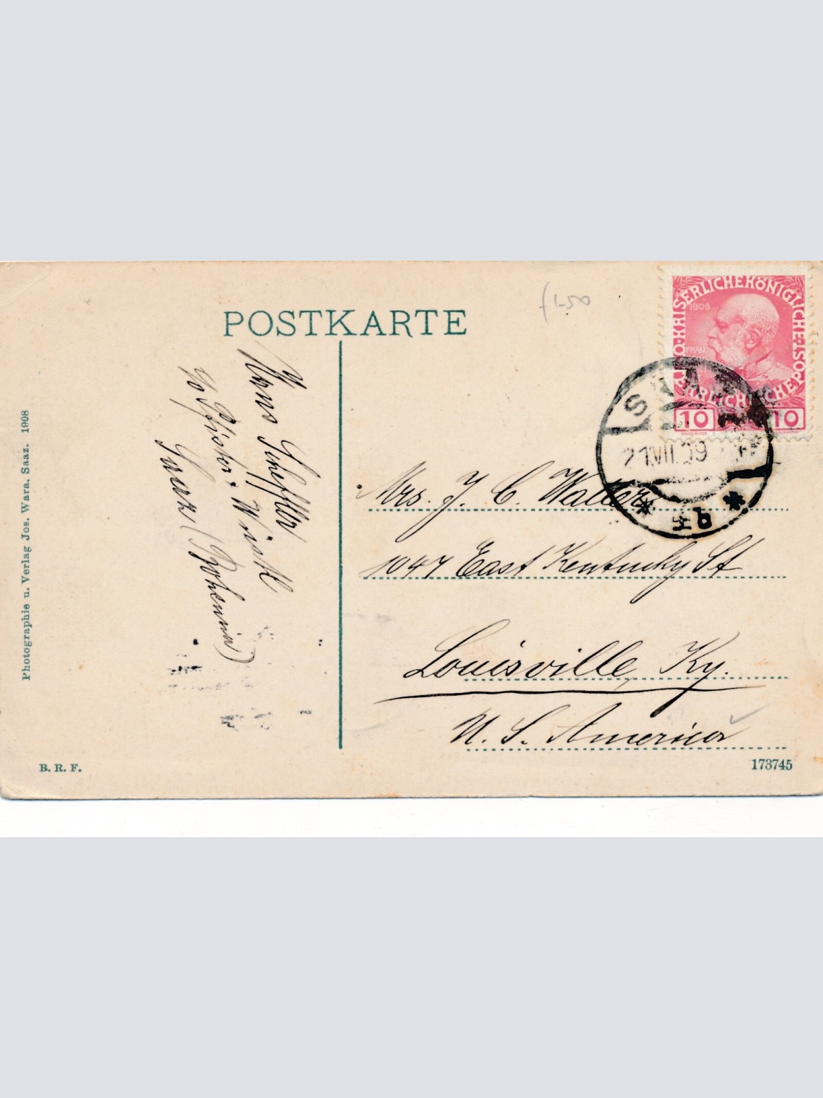 AK aus Saaz Priestertor Tschechoslowakei (7560)