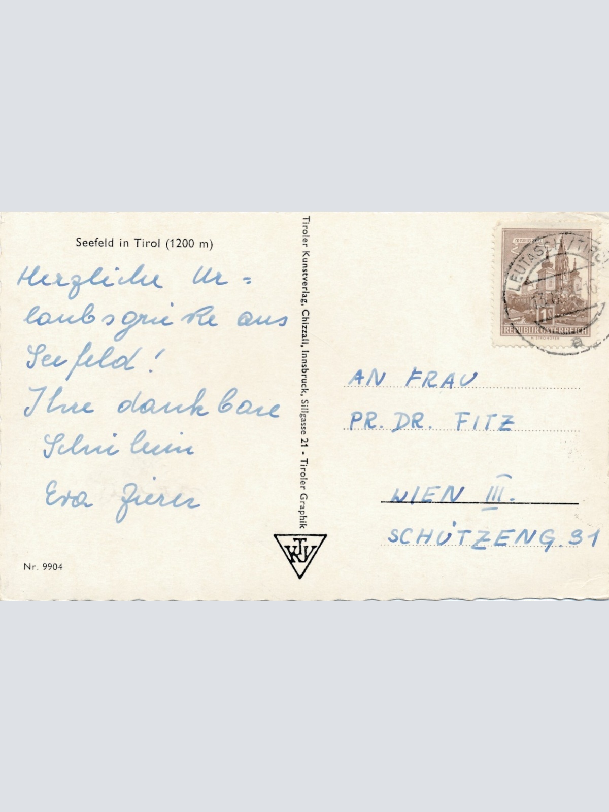 AK aus Seefeld Tirol (7897)