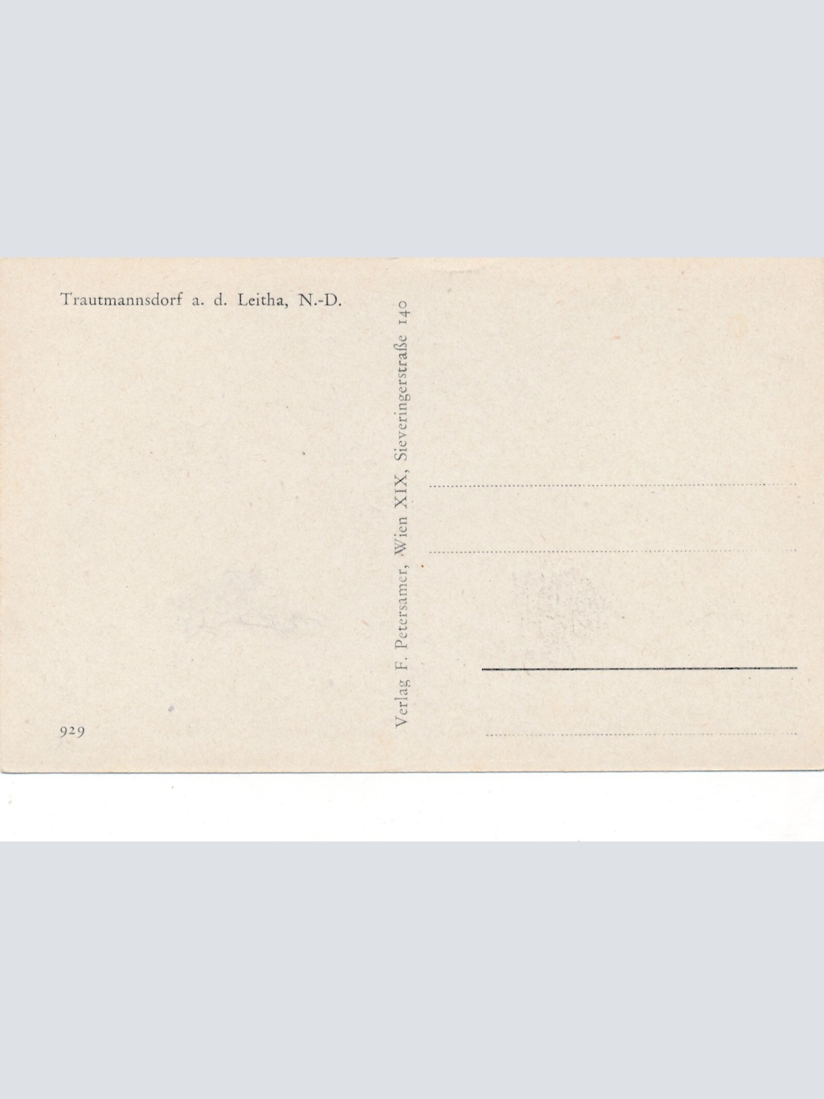 AK aus Trautmannsdorf Niederösterreich (7874)