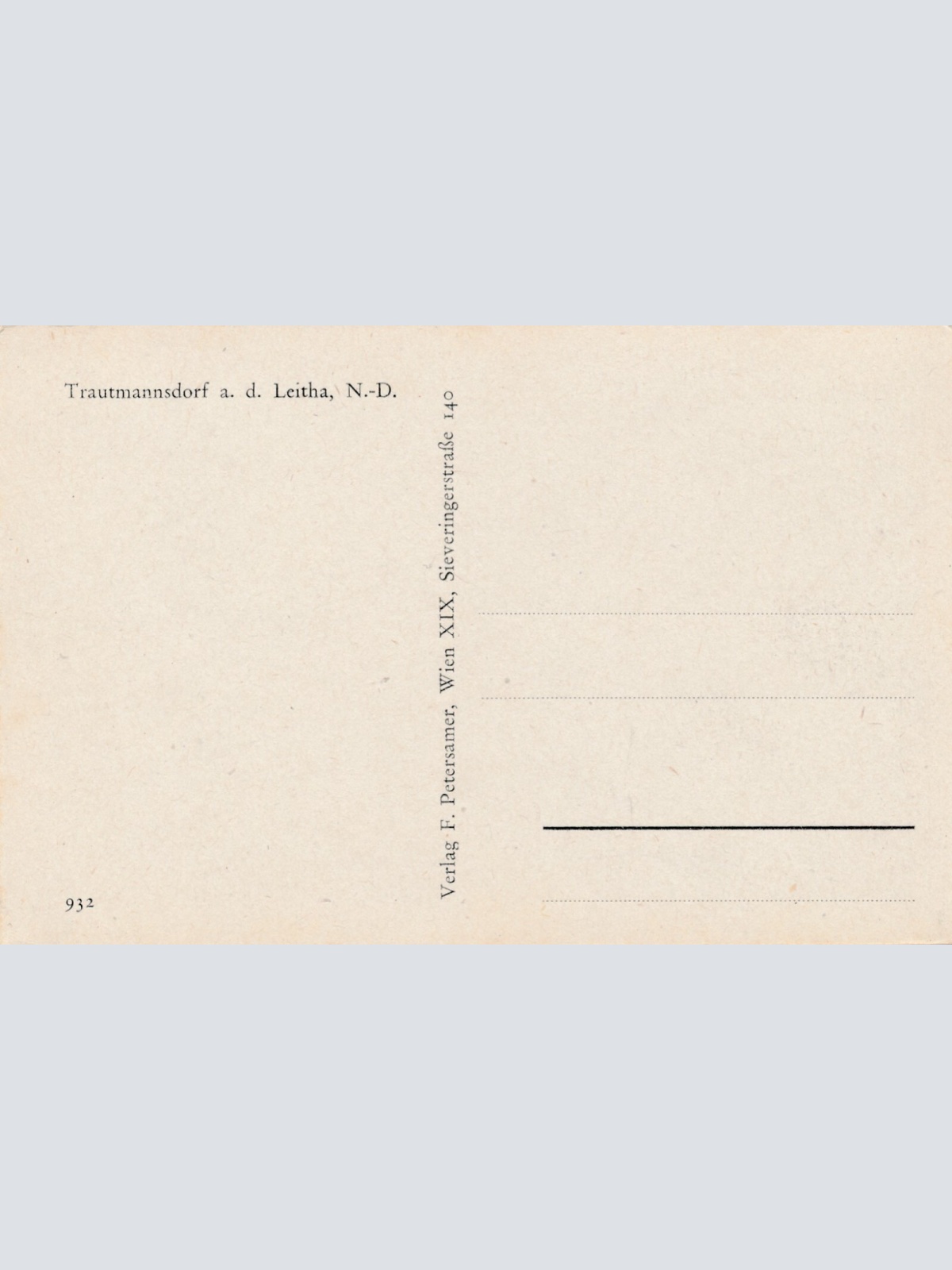 AK aus Trautmannsdorf Niederösterreich (7875)