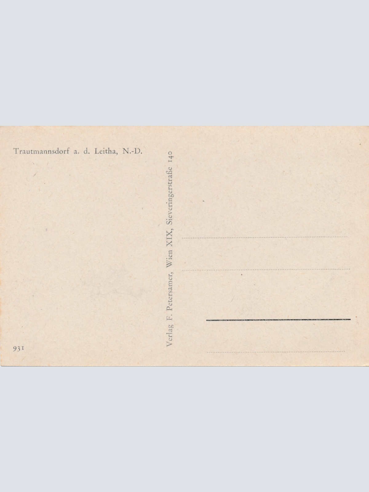 AK aus Trautmannsdorf Niederösterreich (7877)