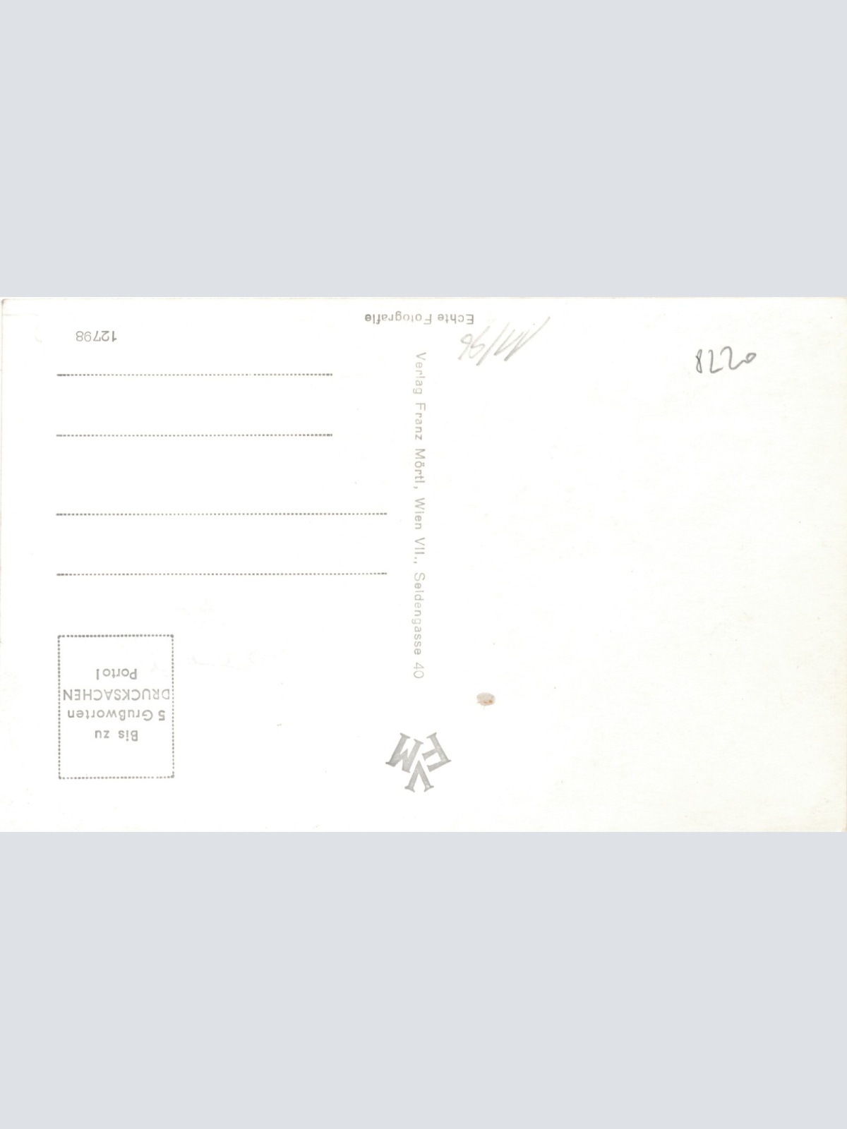 AK aus Mitterdorf mit Schloss Pichl Steiermark (8041)