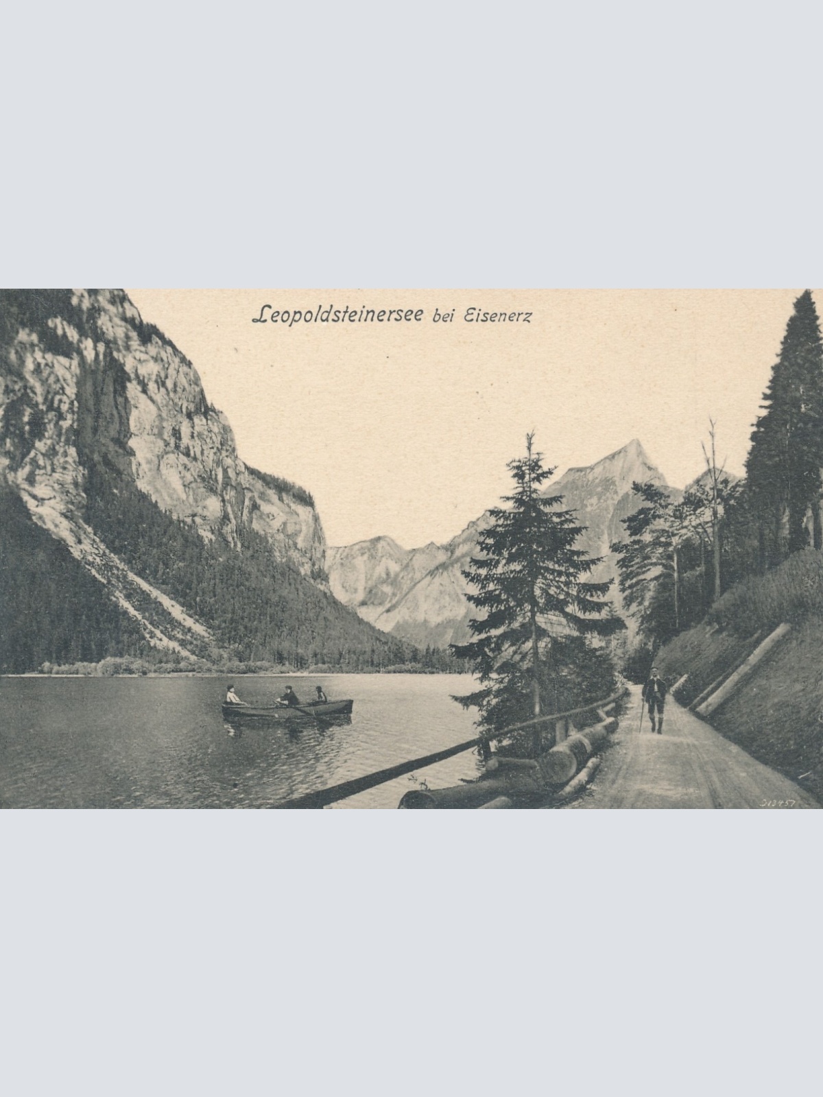 AK vom Leopoldsteiner See bei Eisenerz Steiermark (8059)