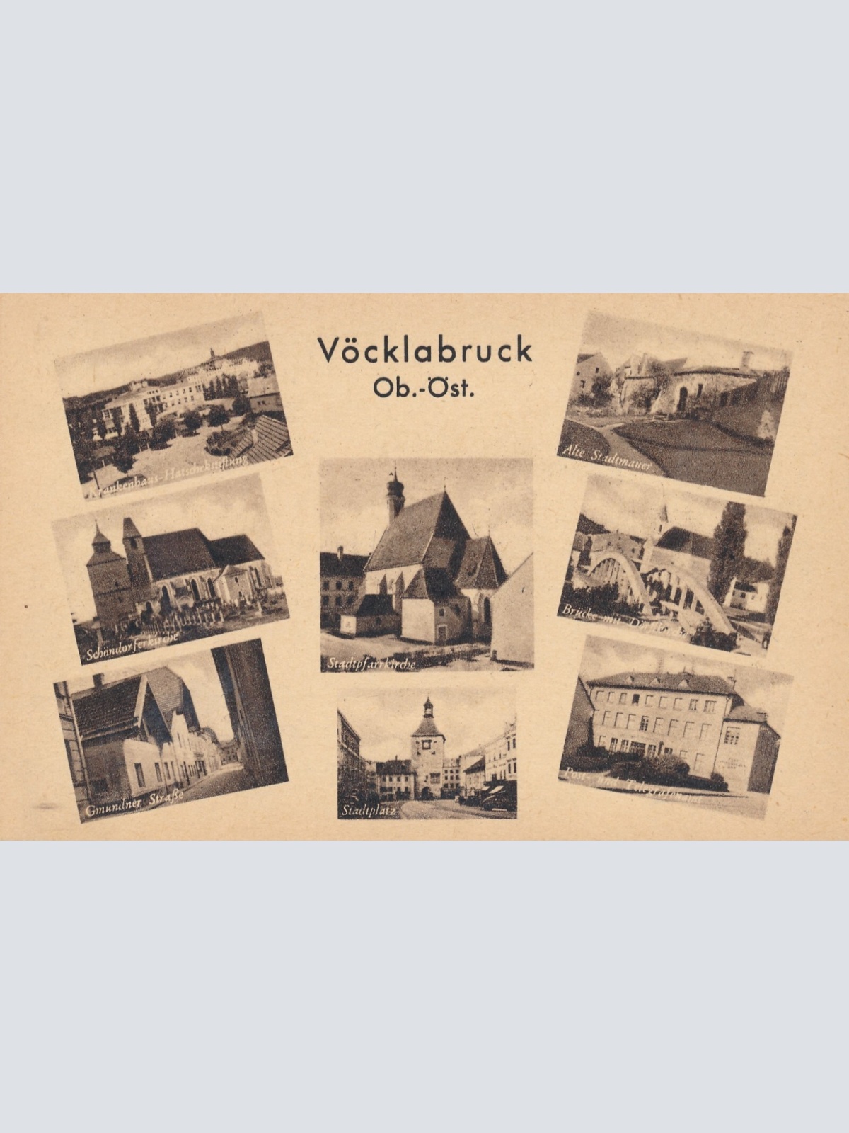 AK aus Vöcklabruck Mehrbildkarte Oberösterreich (7989)