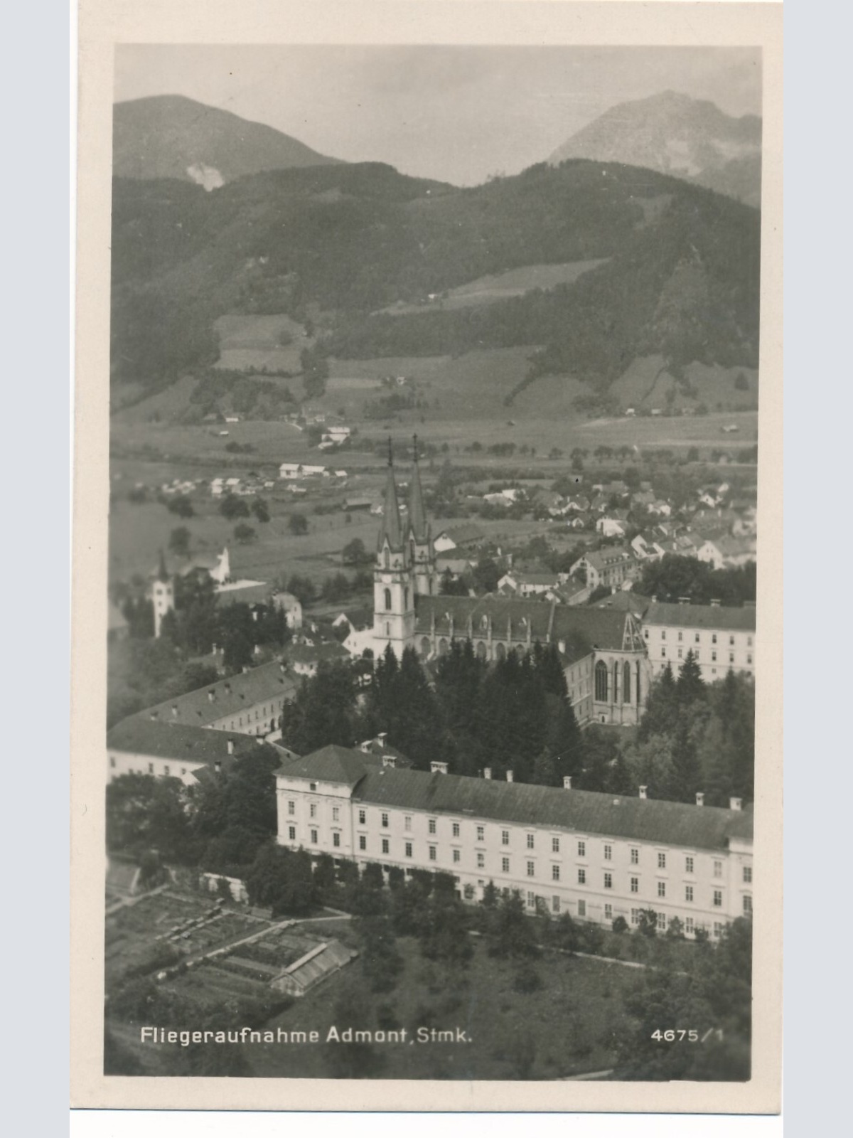 AK aus Admont Fliegeraufnahme Steiermark (7996)
