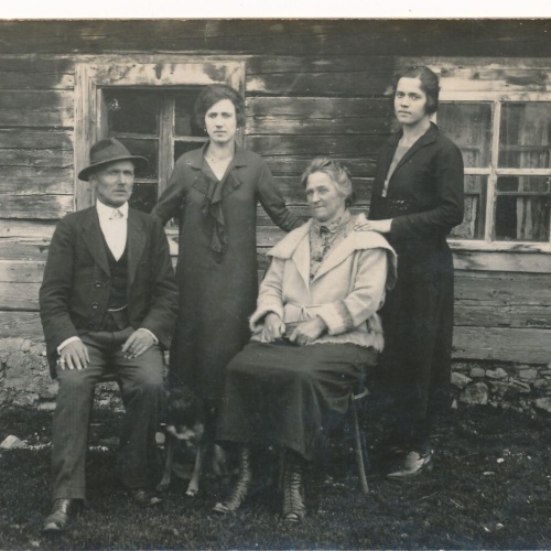 AK Annodazumals von einer Bauernfamilie (7821)