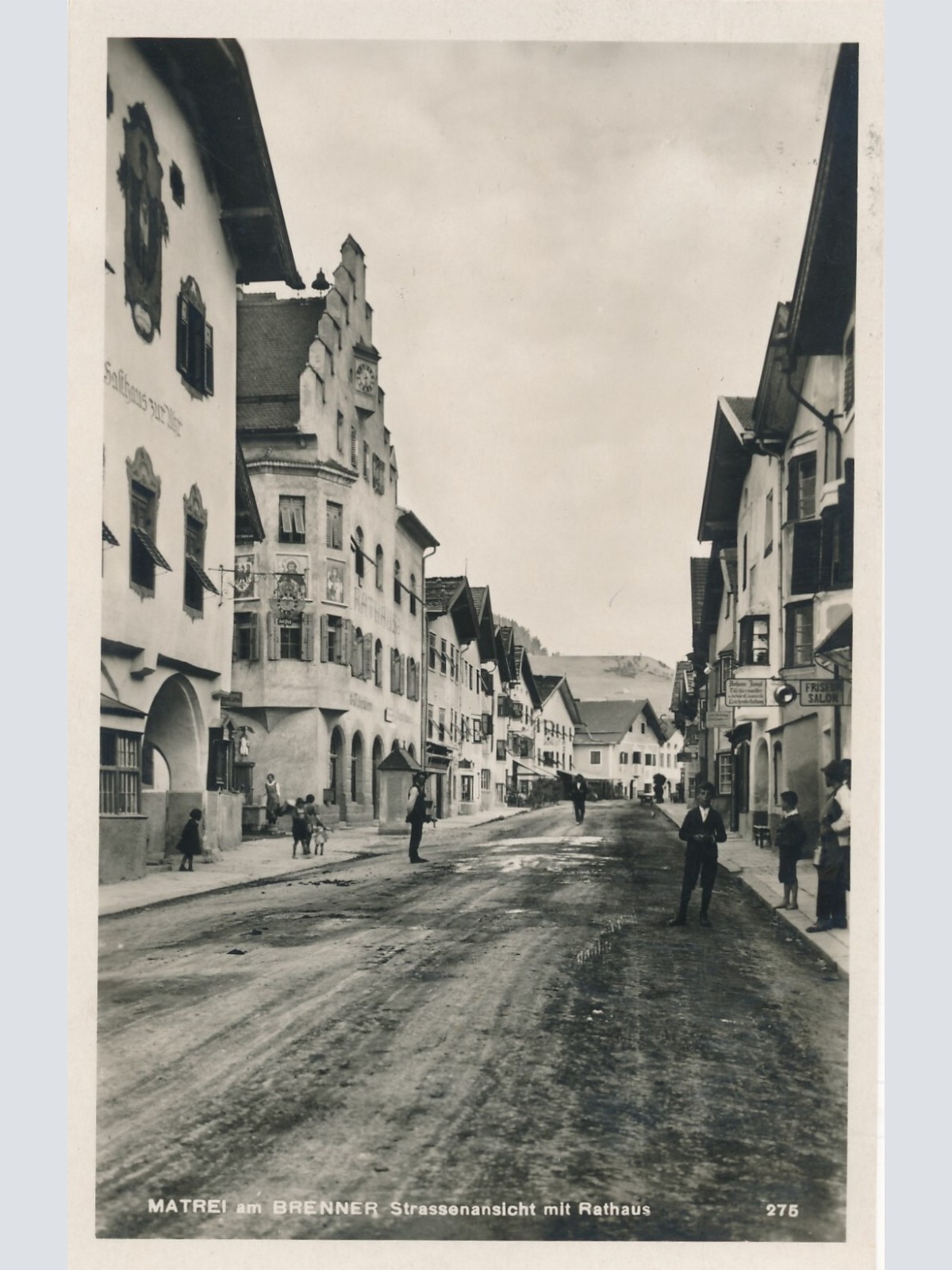 AK aus Matrei am Brenner Strassenansicht  Tirol (6537)