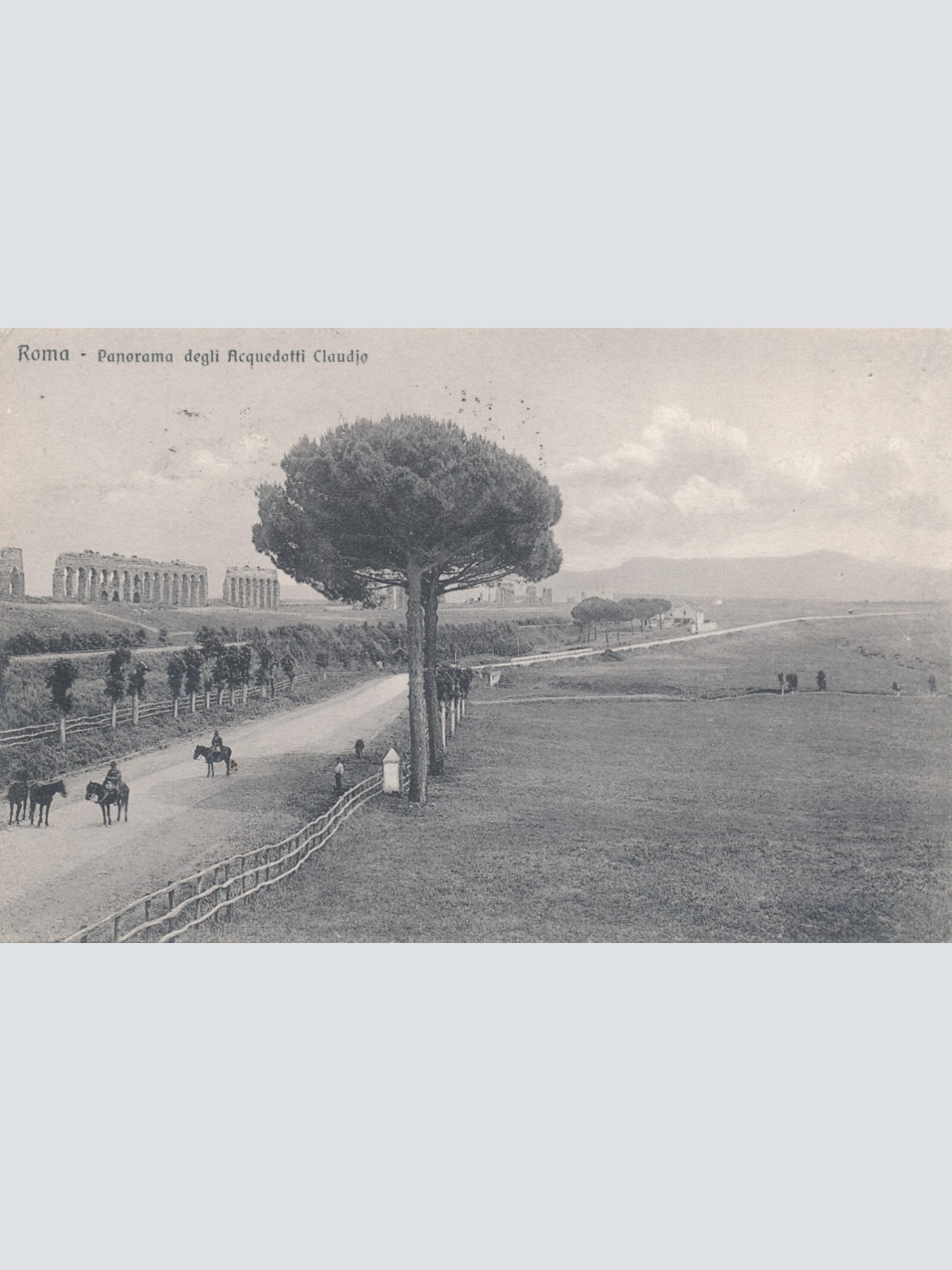 AK aus Roma - Rom Acquedotti Claudio Italien Ansichtskarte (8158)