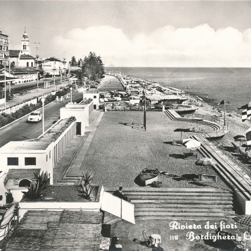 AK aus Rivieta dei fioti mit Strand Ansichtskarte Italien (8147)