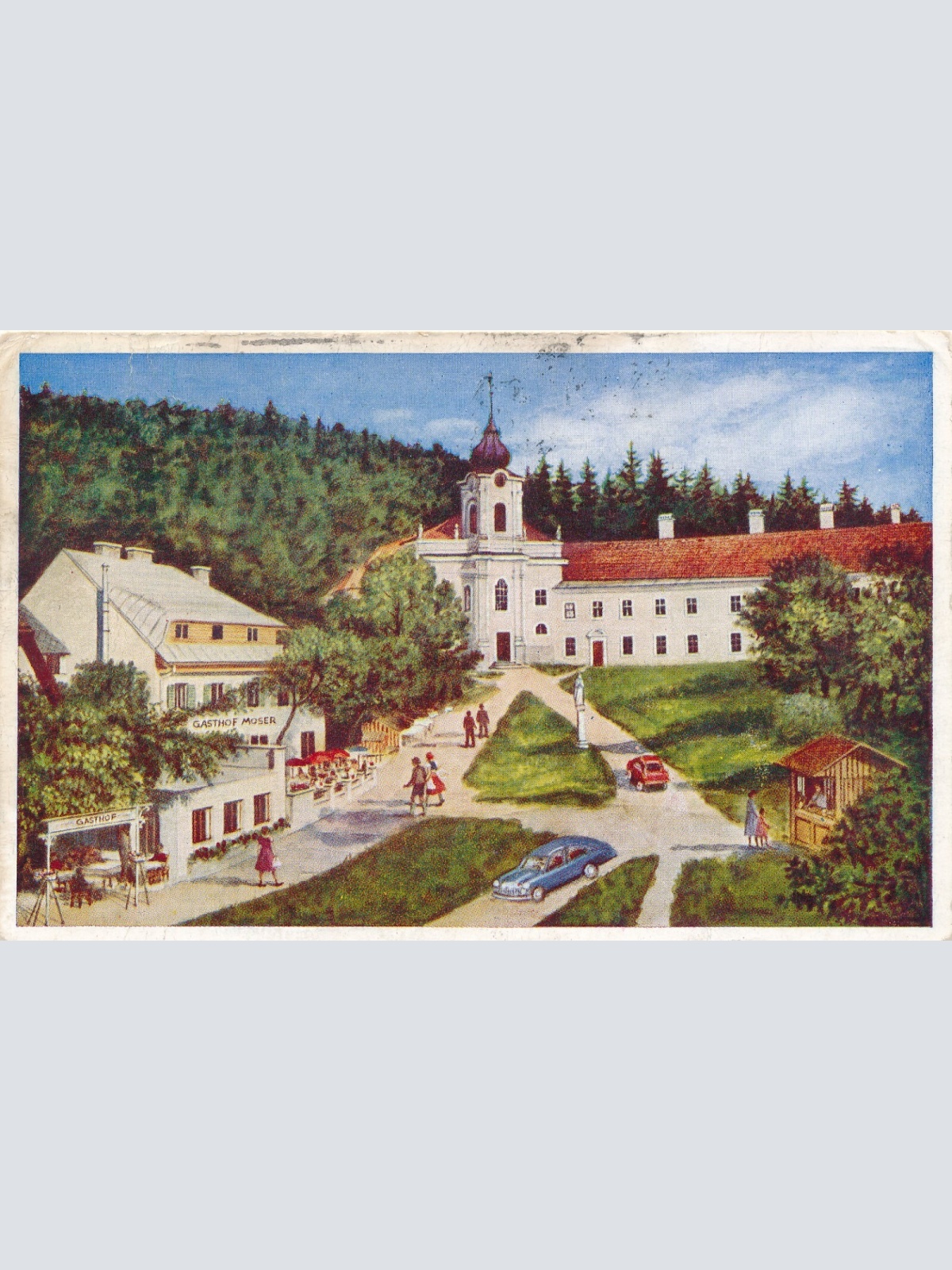 AK vom Mariahilfberg bei Gutenstein Niederösterreich (6643)