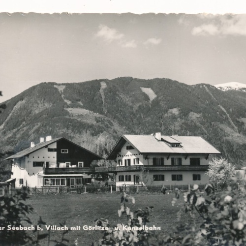 AK aus Seebach mit Pension Egger Kärnten Ansichtskarte (8293)