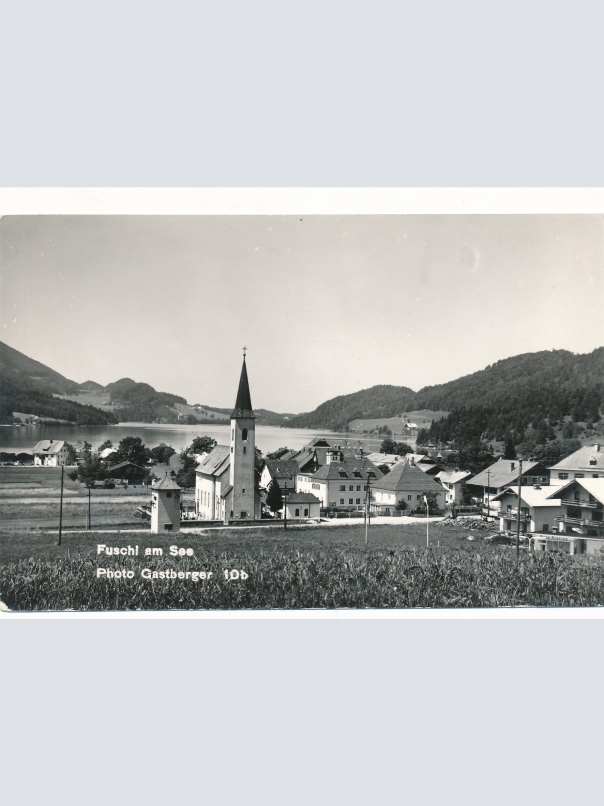 AK aus Fuschl am See mit Kirche Salzburg Ansichtskarte (8298)