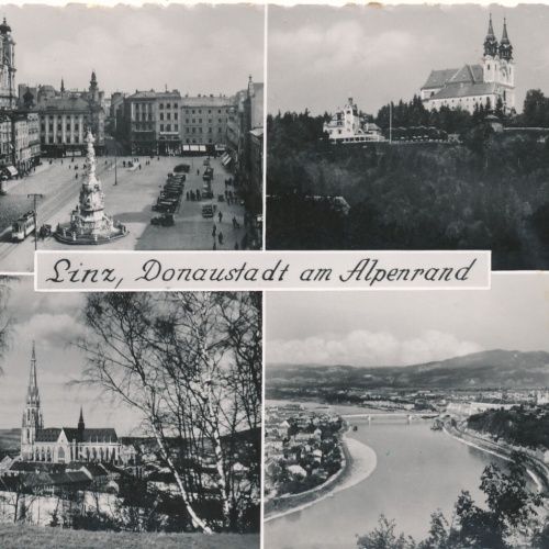 AK aus Linz an der Donau Mehrbildkarte Oberösterreich Ansichtskarte (8282)