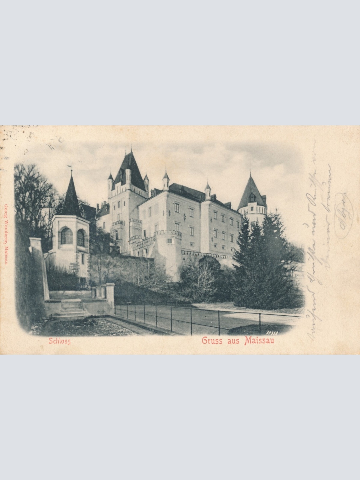 AK aus Maissau mit SChloss Niederösterreich Ansichtskarte (8098)