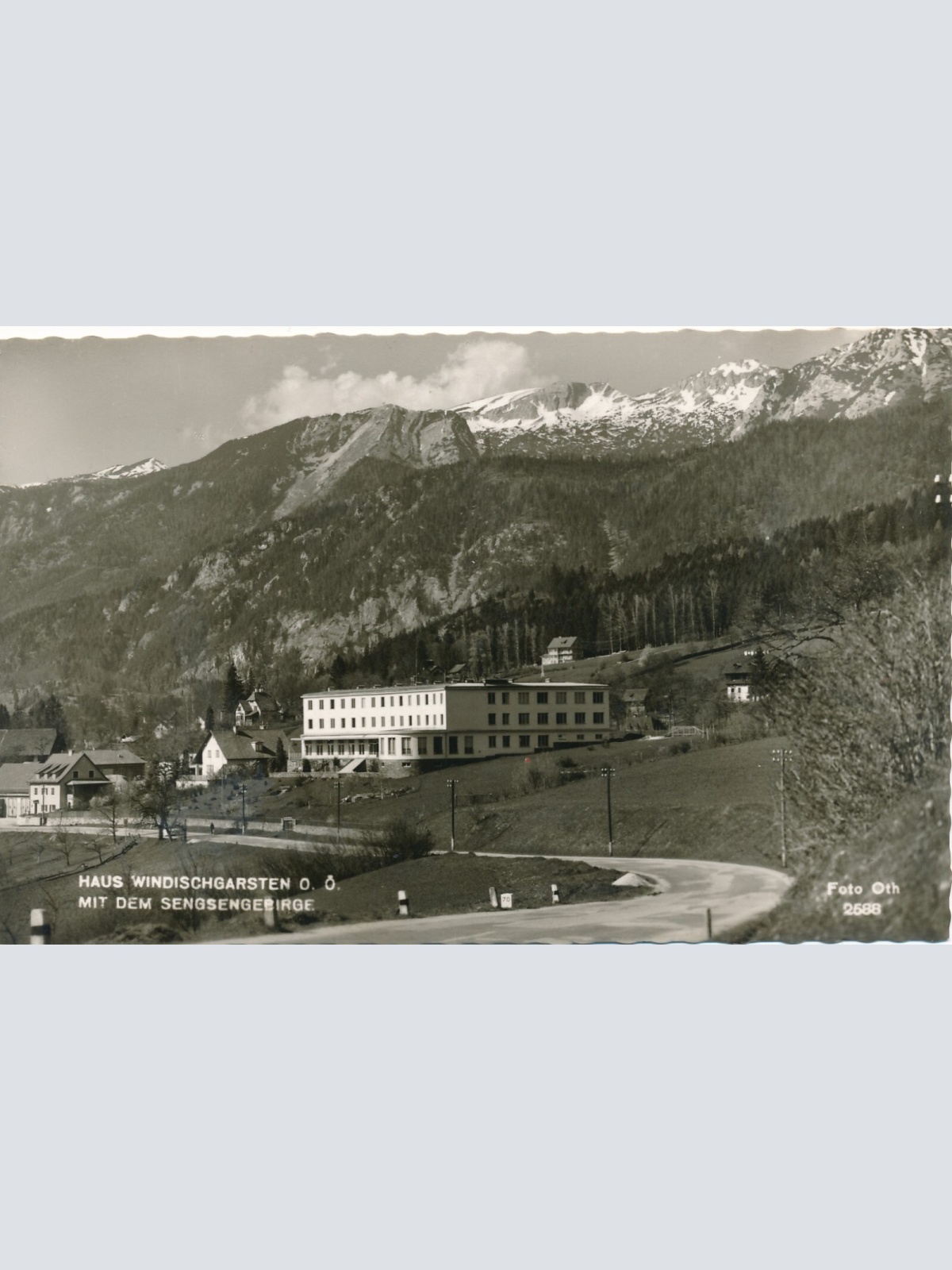 AK aus Windischgarsten mit Sengsegebirge Oberösterreich Ansichtskarte (8532)