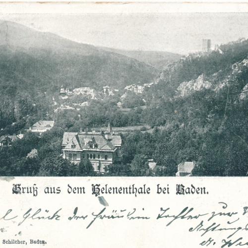 AK vom Helenenthale bei Baden Niederösterreich Ansichtskarte (8123)