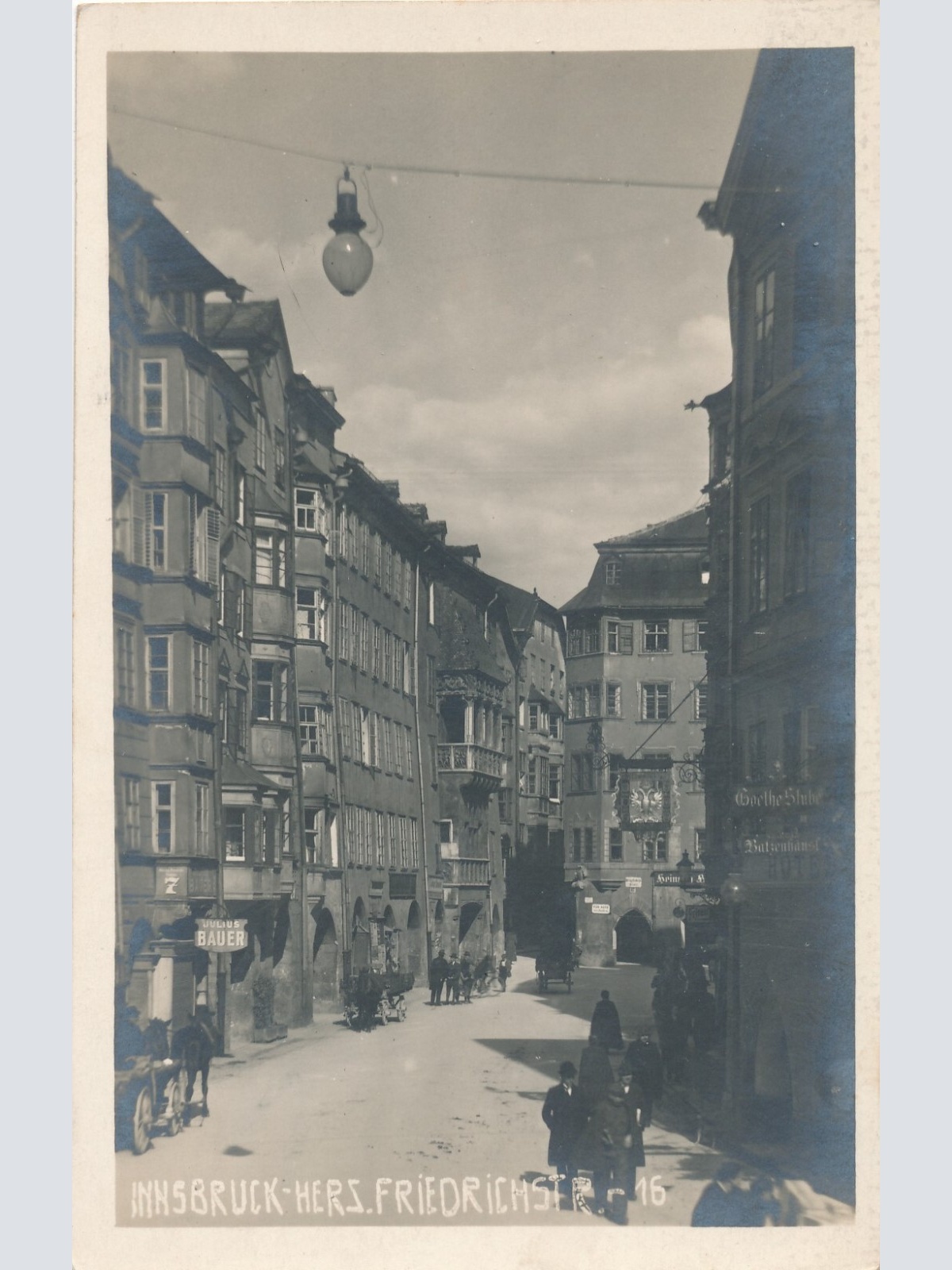 AK aus Innsbruck Friedrichstrasse 16 Tirol Ansichtskarte (8565)