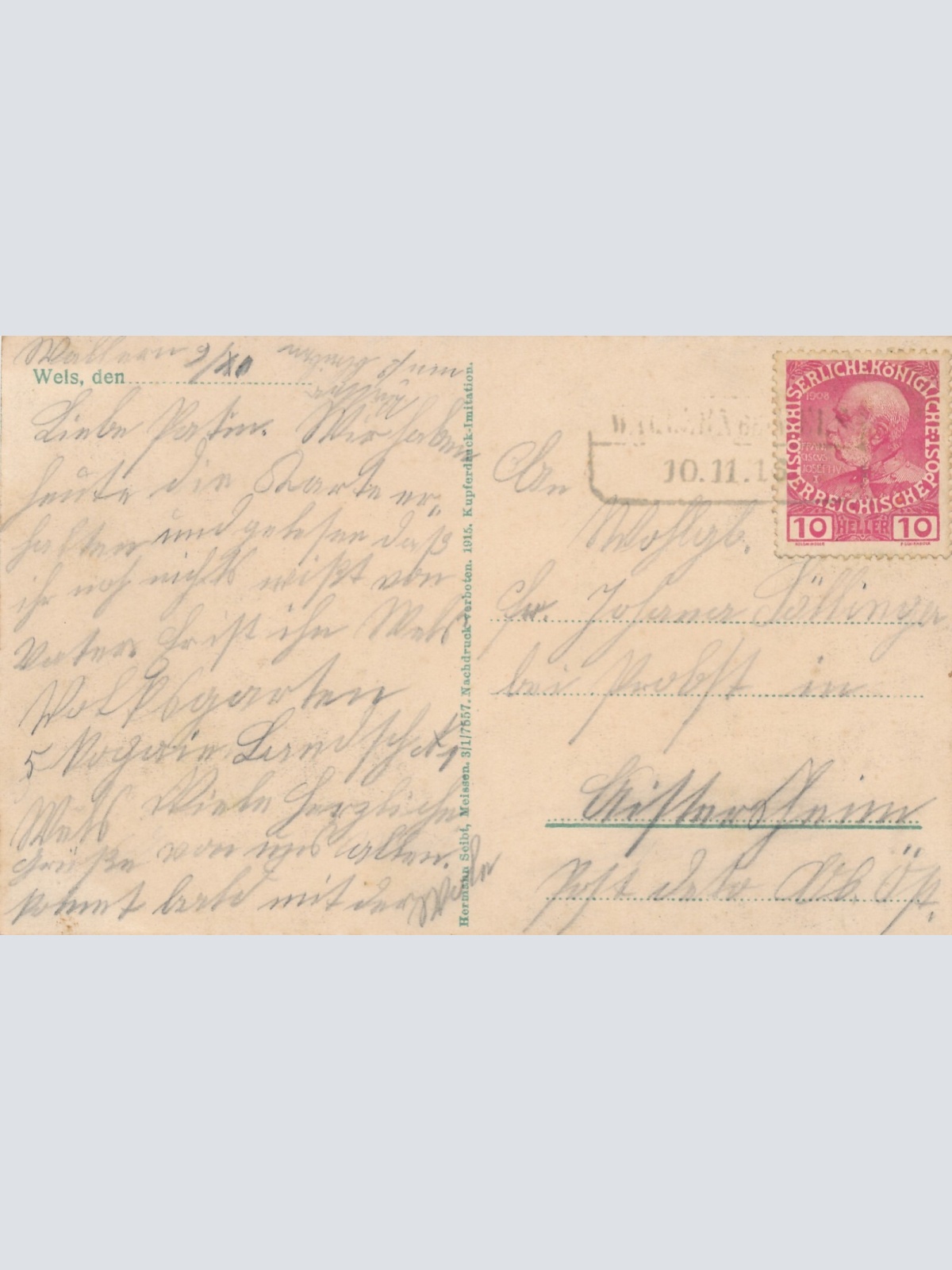 AK Wels Stadtplatz beim Wochenmarkt Oberösterreich (6691)