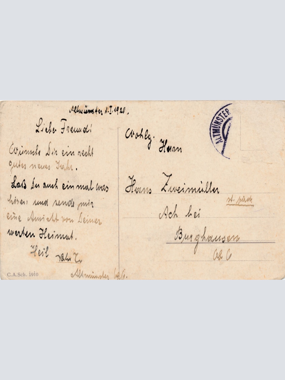 AK aus Altmünster Oberösterreich Ansichtskarte (8557)