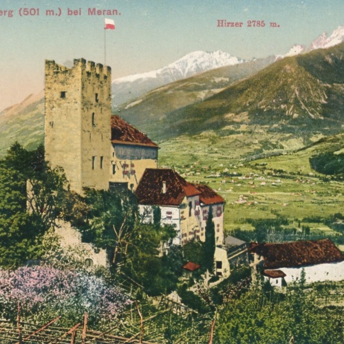 AK vom Schloss Lebenberg bei Meran Italien Ansichtskarte (8550)