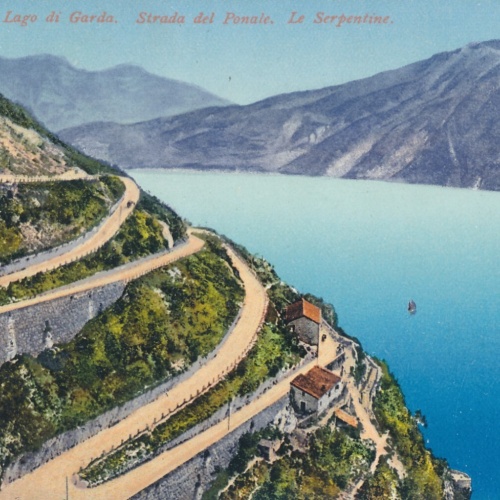 AK aus Lago di Garda Italien Ansichtskarte (8554)