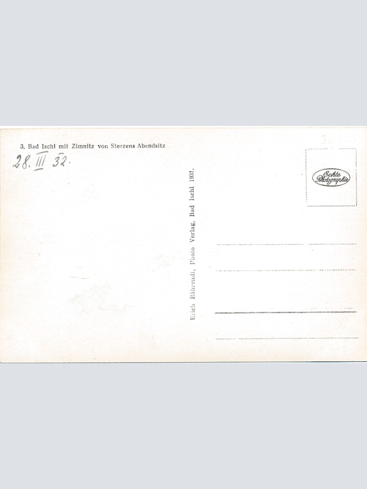 AK aus Bad Ischl mit Zimnitz Oberösterreich Ansichtskarte (8475)