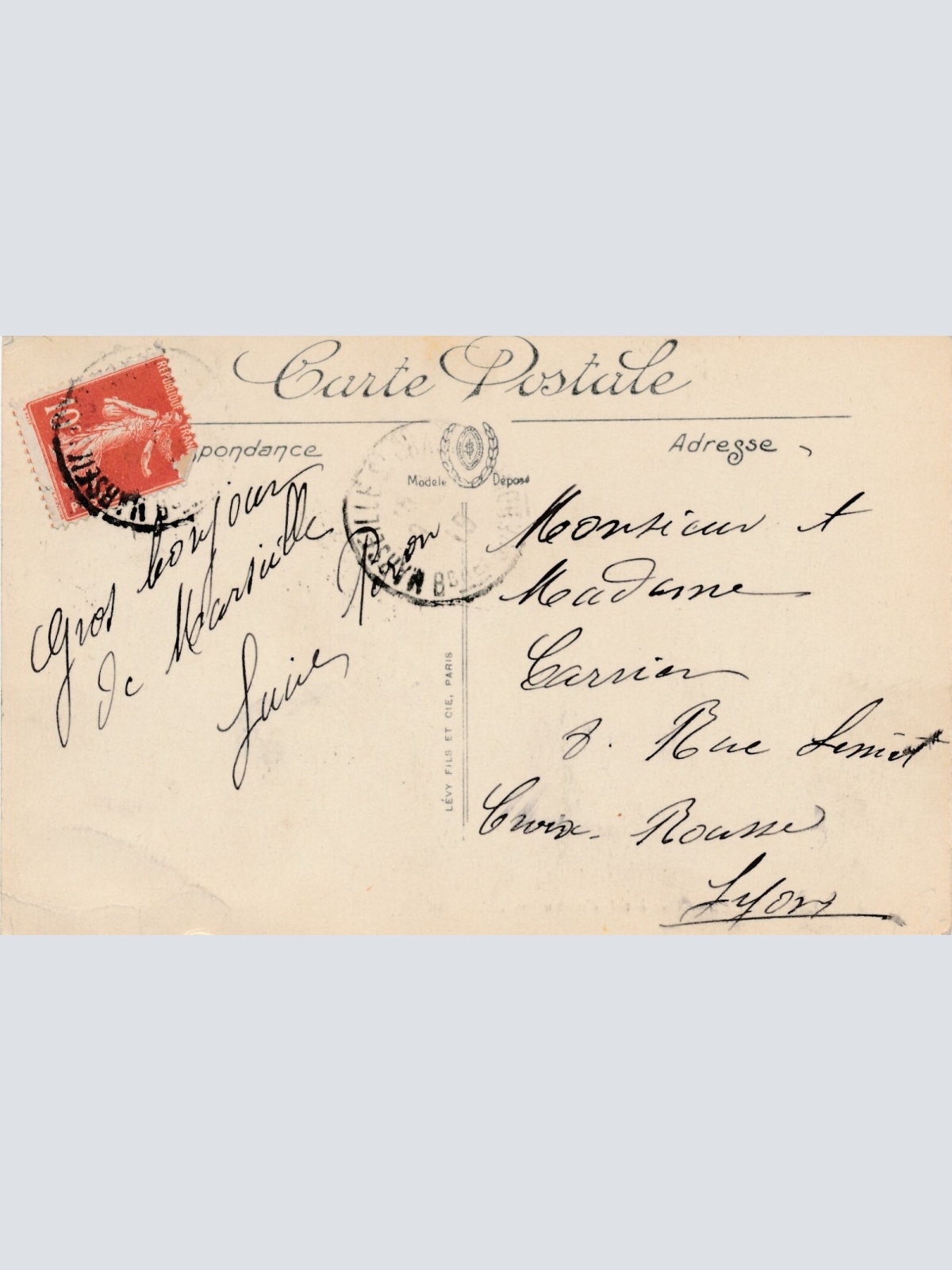 AK aus Marseille Frankreich Ansichtskarte (8624)