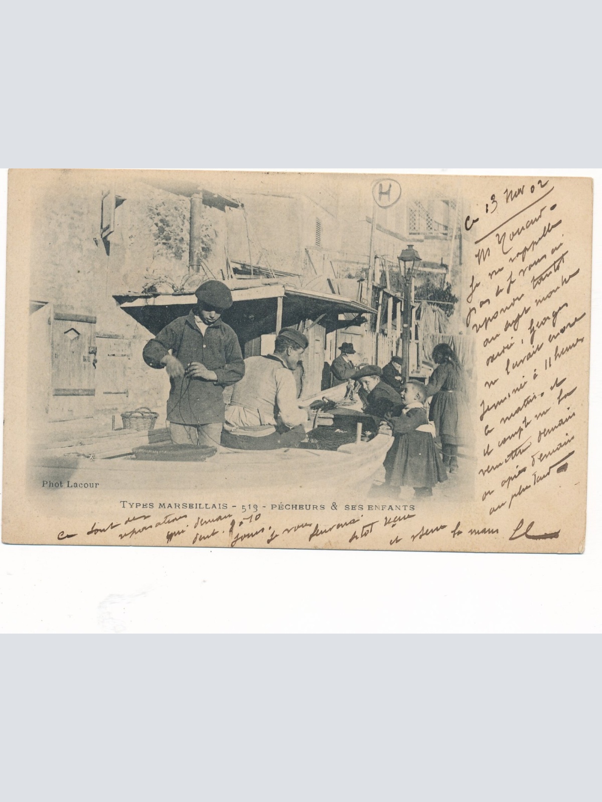 AK aus Marseille am Hafen Frankreich Ansichtskarte (8591)