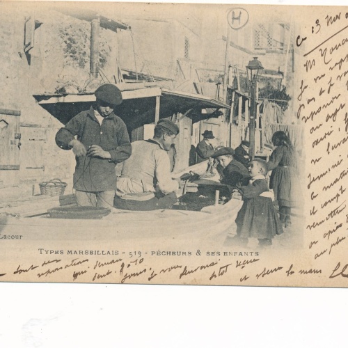 AK aus Marseille am Hafen Frankreich Ansichtskarte (8591)