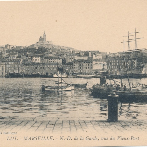 AK aus Marseille am Hafen Frankreich Ansichtskarte (8580)